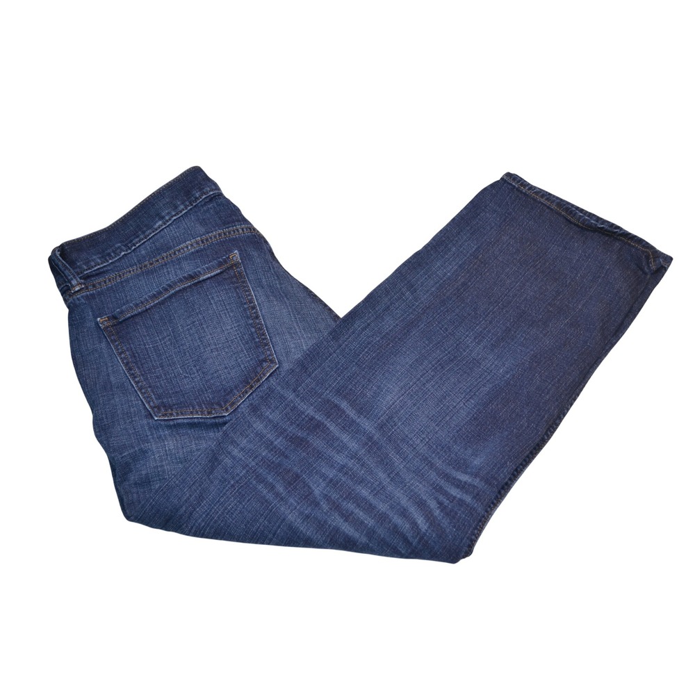 Banana Republic Premium Denim Straight Leg Jeans Boyfriend Blue Women's 32